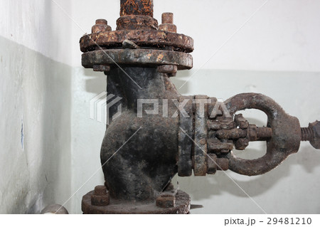 Rust tube close up shot black Rust tube close up shot black 29481210