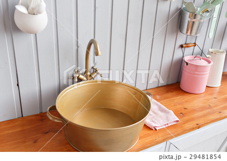 beautiful house, interior, view of the kitchen. beautiful house, interior, view of the kitchen. 29481854