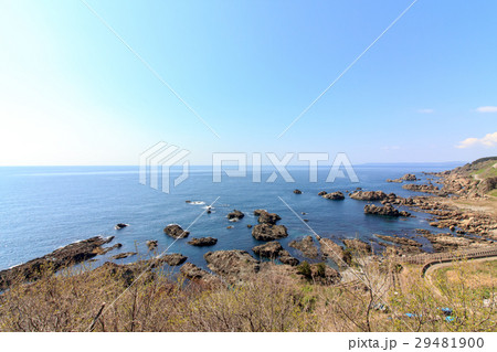 秋田県八森町 日本海海岸線 秋田県八森町 日本海海岸線 29481900