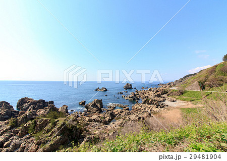 秋田県八森町 日本海海岸線 秋田県八森町 日本海海岸線 29481904