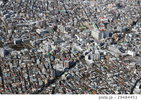 目黒郵便局前交差点付近を空撮 29484451