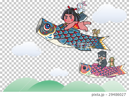 子供の日 金太郎 鯉のぼり 端午の節句のイラスト素材 [29486027] - PIXTA