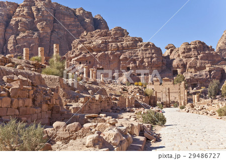Ruins of the Nabataean Temple in Petra 29486727