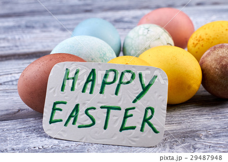 Colored Easter eggs. 29487948