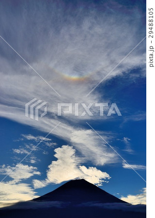 富士山と天頂の虹 富士山と天頂の虹 29488105