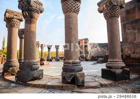 Columns in Zvartnots Cathedral 29488636