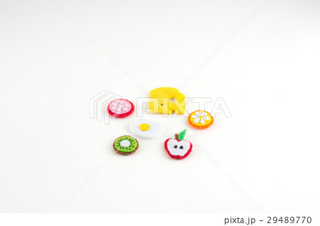 Handmade toy fruits and food made of felt Handmade toy fruits and food made of felt 29489770