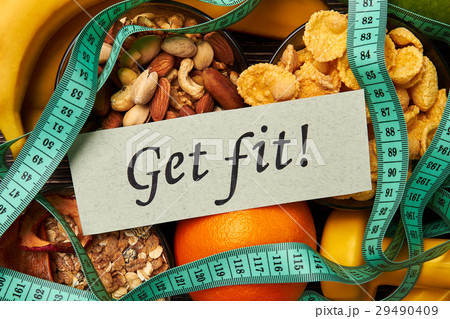 Cereals, nuts and fruits. 29490409