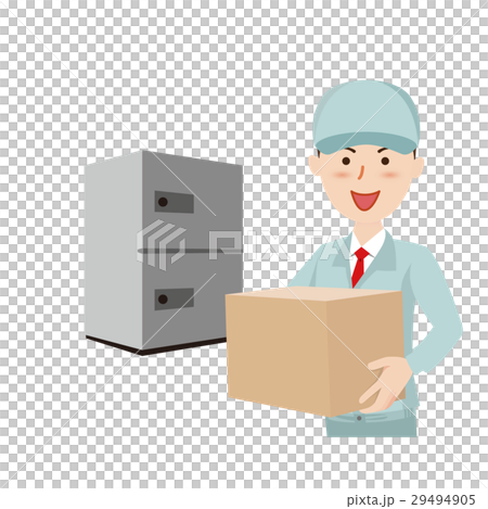 作業員 配達 宅配ボックス 作業員 配達 宅配ボックス 29494905
