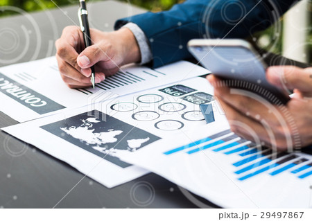 Handsome businessman wearing suit and  29497867