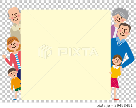 Three generations family vector Three generations family vector 29498491