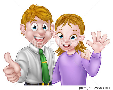 Cartoon Couple Cartoon Couple 29503164