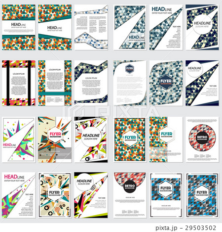 Low Poly Flyer style background Design Template 29503502