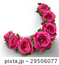 Roses Flowers Festive Border Concept 29506077