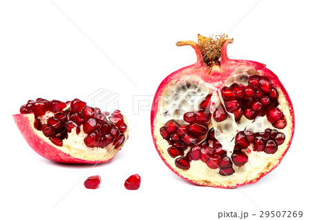 Pomegranate fruit isolated on a white background 29507269