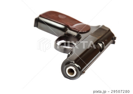Gun isolated on the a white background. Gun isolated on the a white background. 29507280