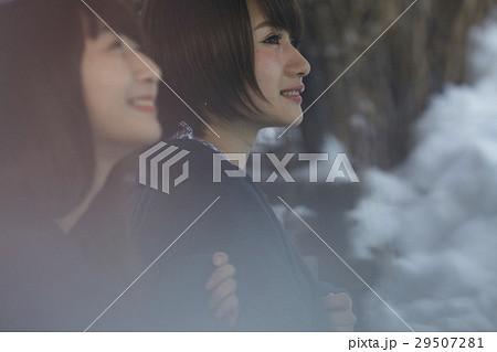 女子旅 雪景色の温泉 女子旅 雪景色の温泉 29507281