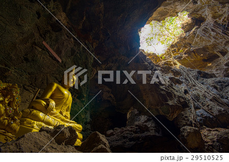 Buddha image in cave 29510525