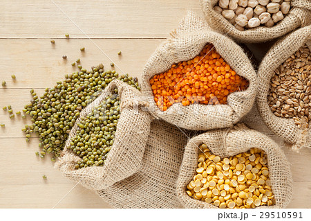 bags of cereal grains 29510591