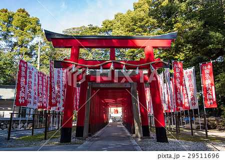 三重　四日市市　鵜の森神社の鳥居連 29511696