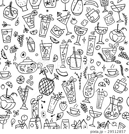 Cocktails collection, seamless pattern for your 29512857