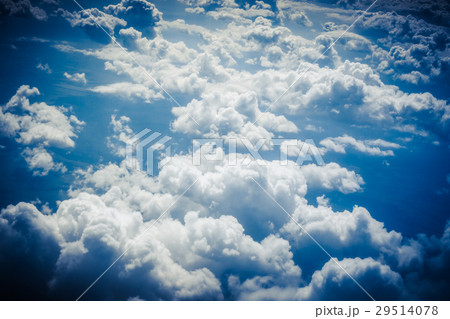 Clouds from above. View from airplane. 29514078