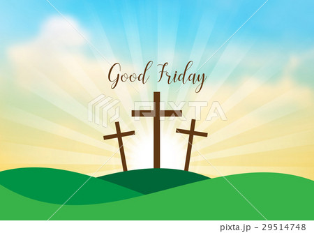 Good Friday. Background with white cross Good Friday. Background with white cross 29514748