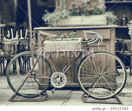 Vintage stylized photo of old bicycle 29515382