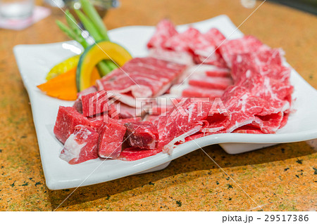 Uncooked raw fresh beef . Uncooked raw fresh beef . 29517386
