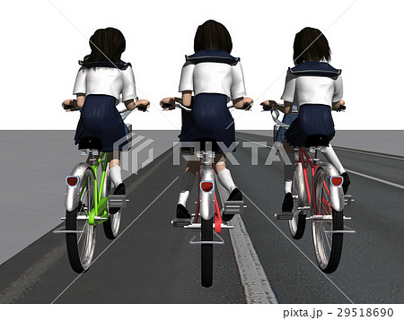学生と自転車 学生と自転車 29518690