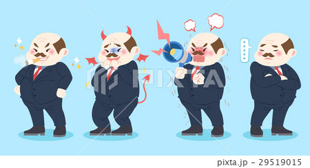 cartoon bad boss 29519015