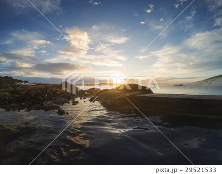 Natural blue lagoon, natural bath geothermal spa  29521533