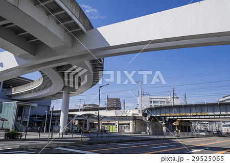 名古屋市東区 大曽根駅交差点 都市風景 ゆとりーとライン高架橋 名古屋市東区 大曽根駅交差点 都市風景 ゆとりーとライン高架橋 29525065