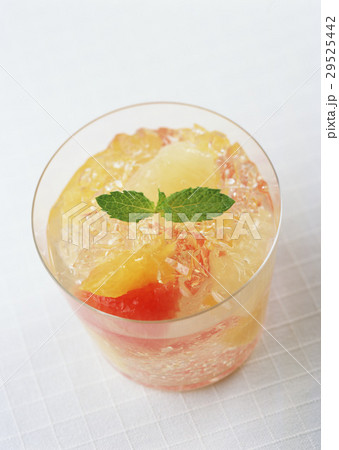 オレンジとグレープフルーツのジュレ 29525442