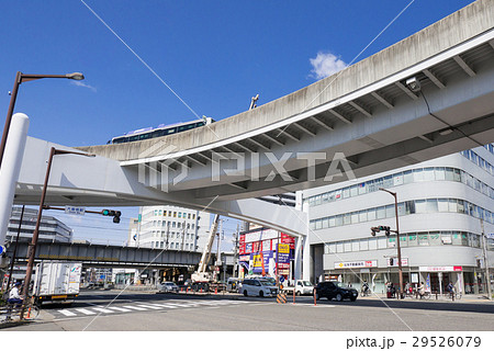 名古屋市東区 大曽根駅交差点 都市風景 ゆとりーとライン高架橋 名古屋市東区 大曽根駅交差点 都市風景 ゆとりーとライン高架橋 29526079