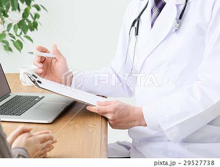 診察する医師と患者 29527738