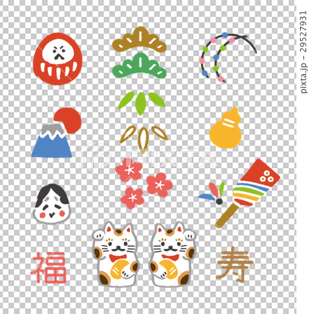 お正月 縁起物 パーツ お正月 縁起物 パーツ 29527931