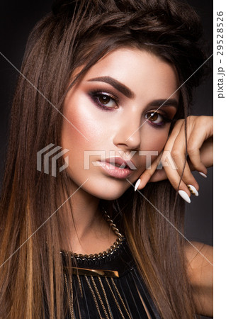Beautiful woman with professional make up 29528526