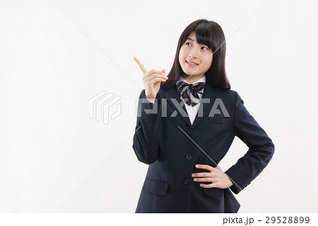 中学生 女子 制服 ジェスチャー 中学生 女子 制服 ジェスチャー 29528899
