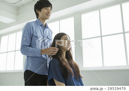 美容室シーン 29529470