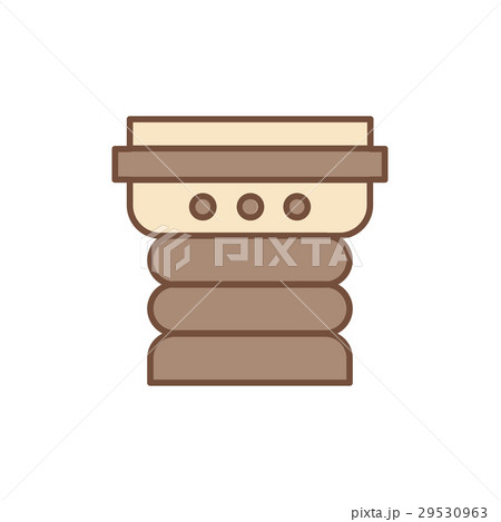 Ancient columns icon cartoon Ancient columns icon cartoon 29530963