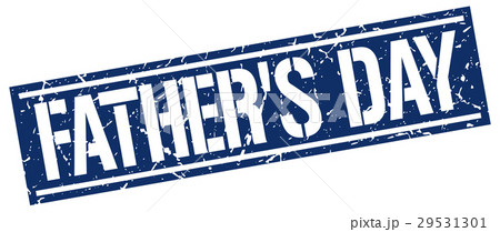 father's day square grunge stamp 29531301