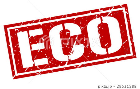 eco square grunge stamp 29531588
