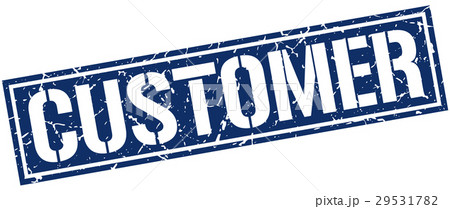 customer square grunge stamp 29531782
