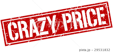 crazy price square grunge stamp crazy price square grunge stamp 29531832