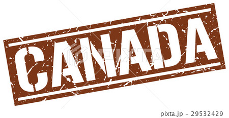 Canada brown square stamp 29532429