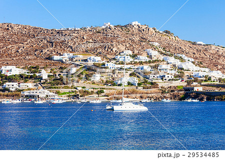 Mykonos island beach, Greece Mykonos island beach, Greece 29534485