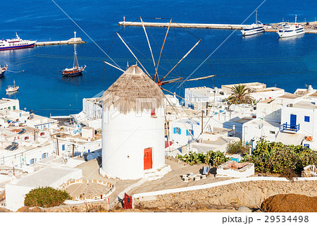 Windmills on Mykonos, Greece Windmills on Mykonos, Greece 29534498