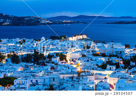 Windmills on Mykonos, Greece 29534507