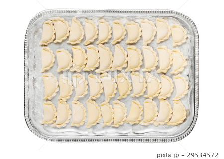 dumplings on a tray dumplings on a tray 29534572